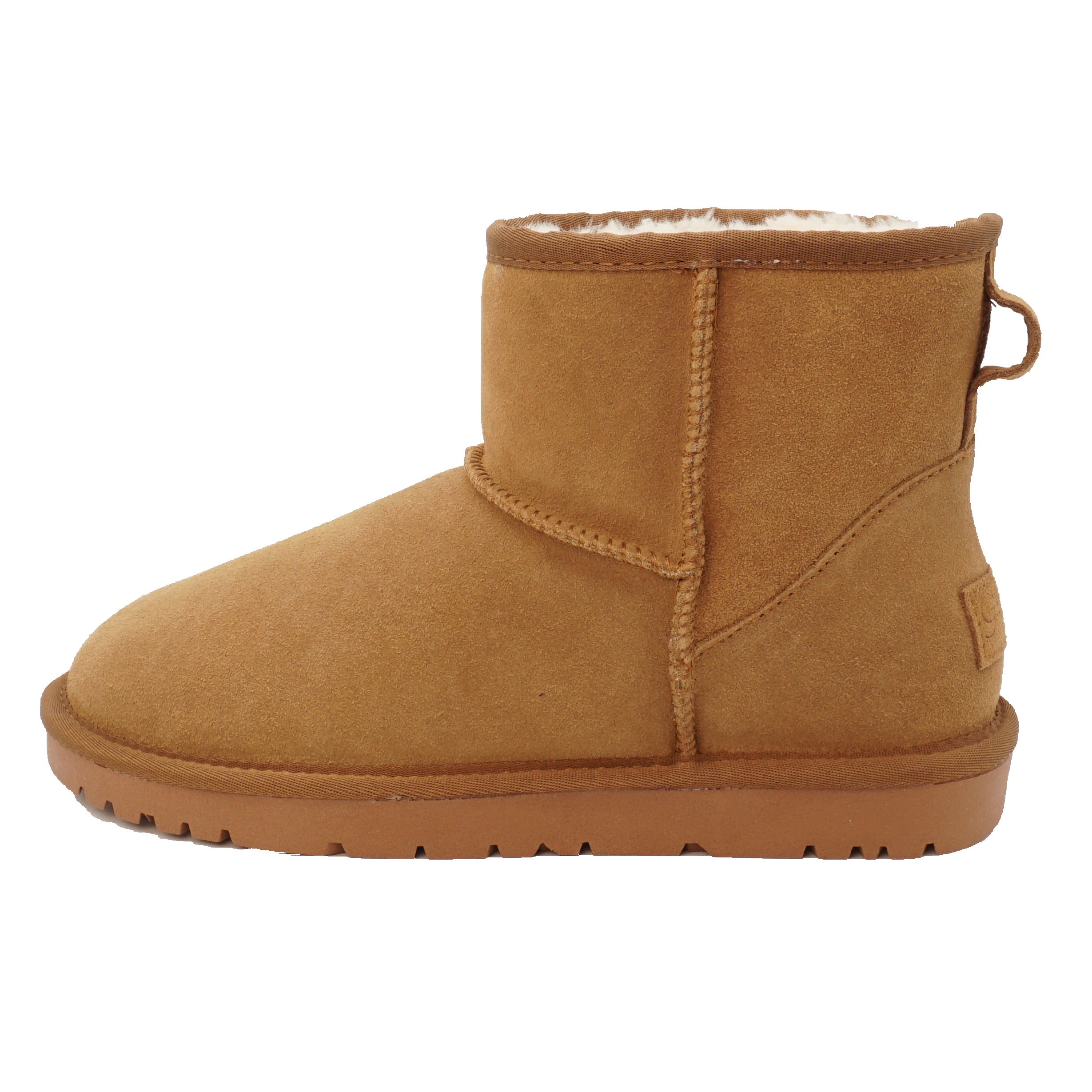 Stivaletto donna Jenny Mid color Camel in pelle scamosciata