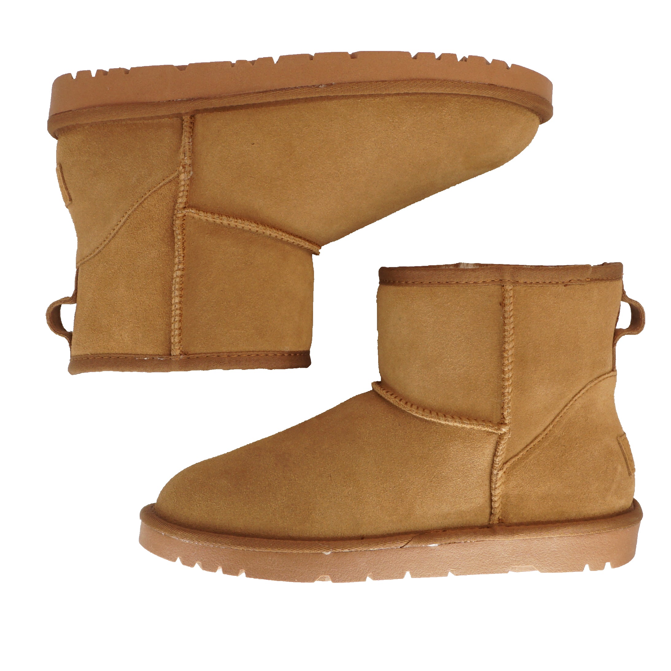 Stivaletto donna Jenny Mid color Camel in pelle scamosciata