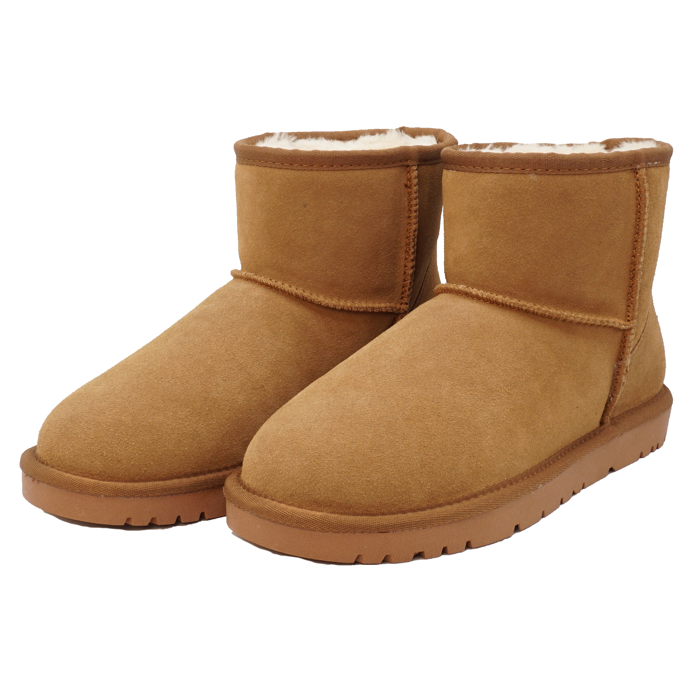 Stivaletto donna Jenny Mid color Camel in pelle scamosciata