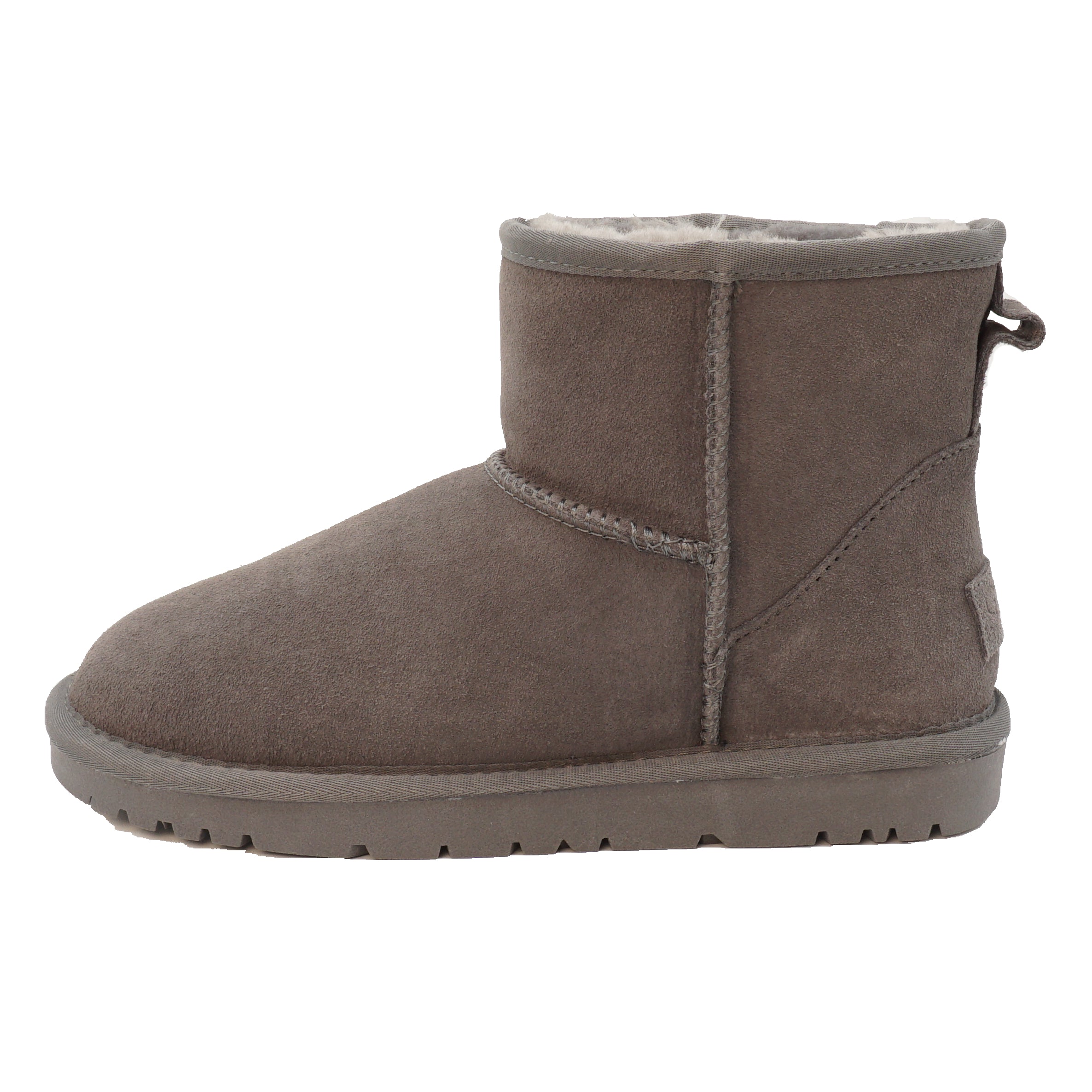 Stivaletto donna Jenny Mid color Grigio in pelle scamosciata