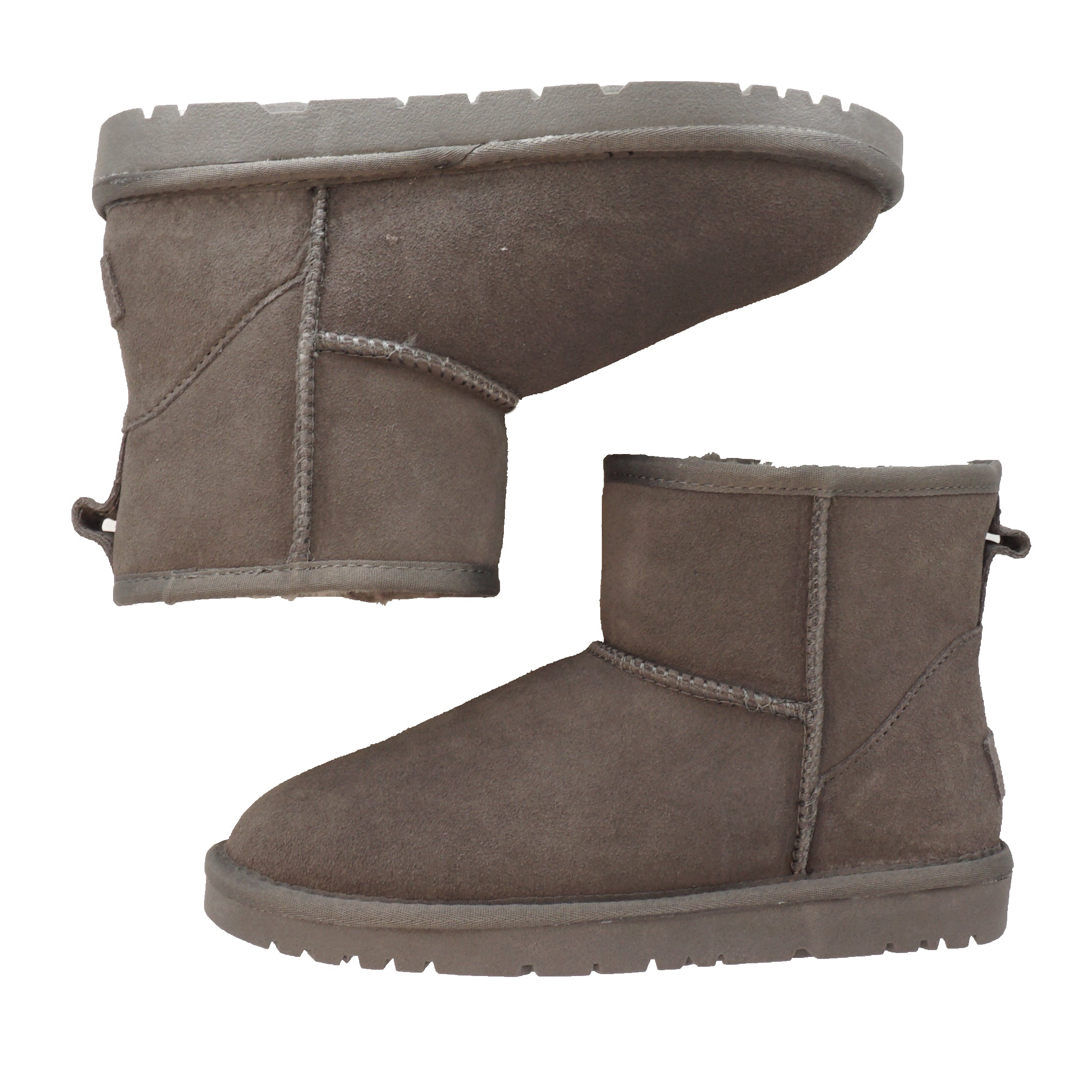 Stivaletto donna Jenny Mid color Grigio in pelle scamosciata