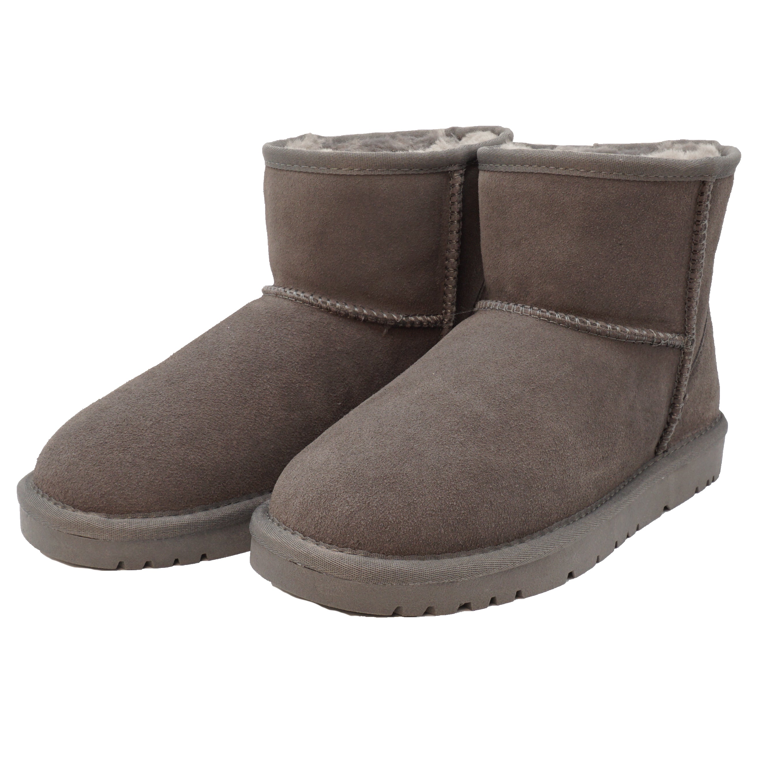 Stivaletto donna Jenny Mid color Grigio in pelle scamosciata