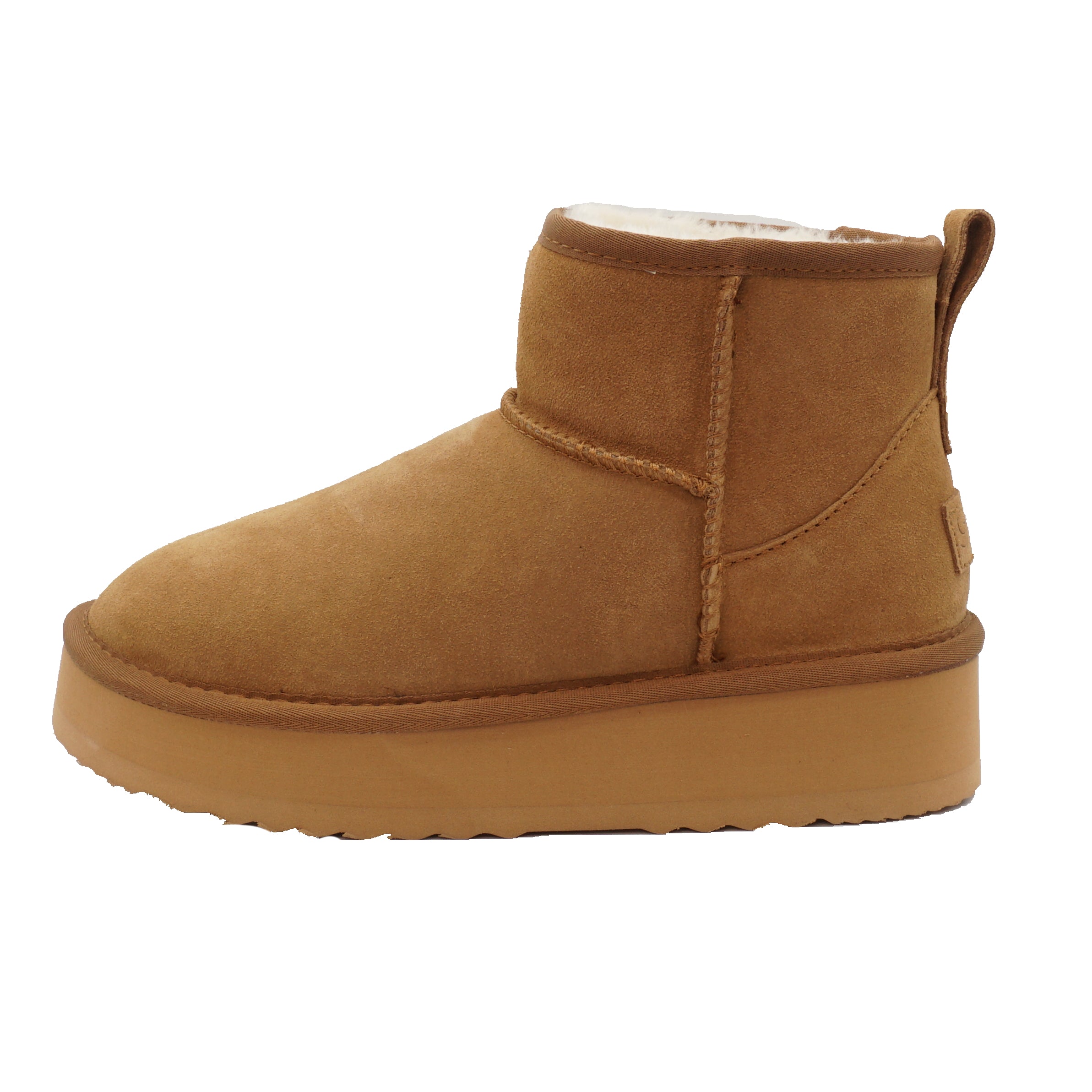 Stivaletto donna Francine color Camel in pelle scamosciata