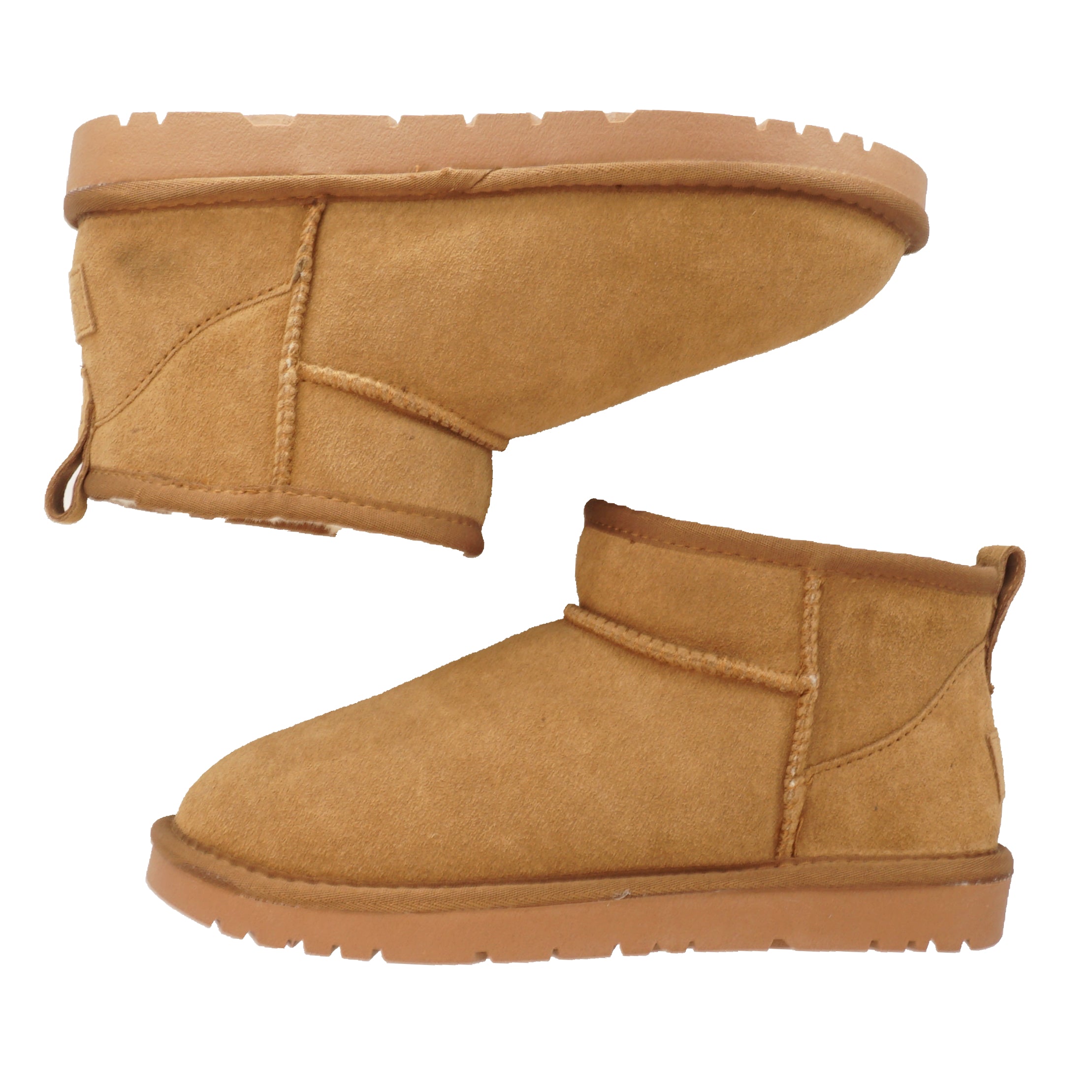 Stivaletto donna Zaira low color Camel in pelle scamosciata