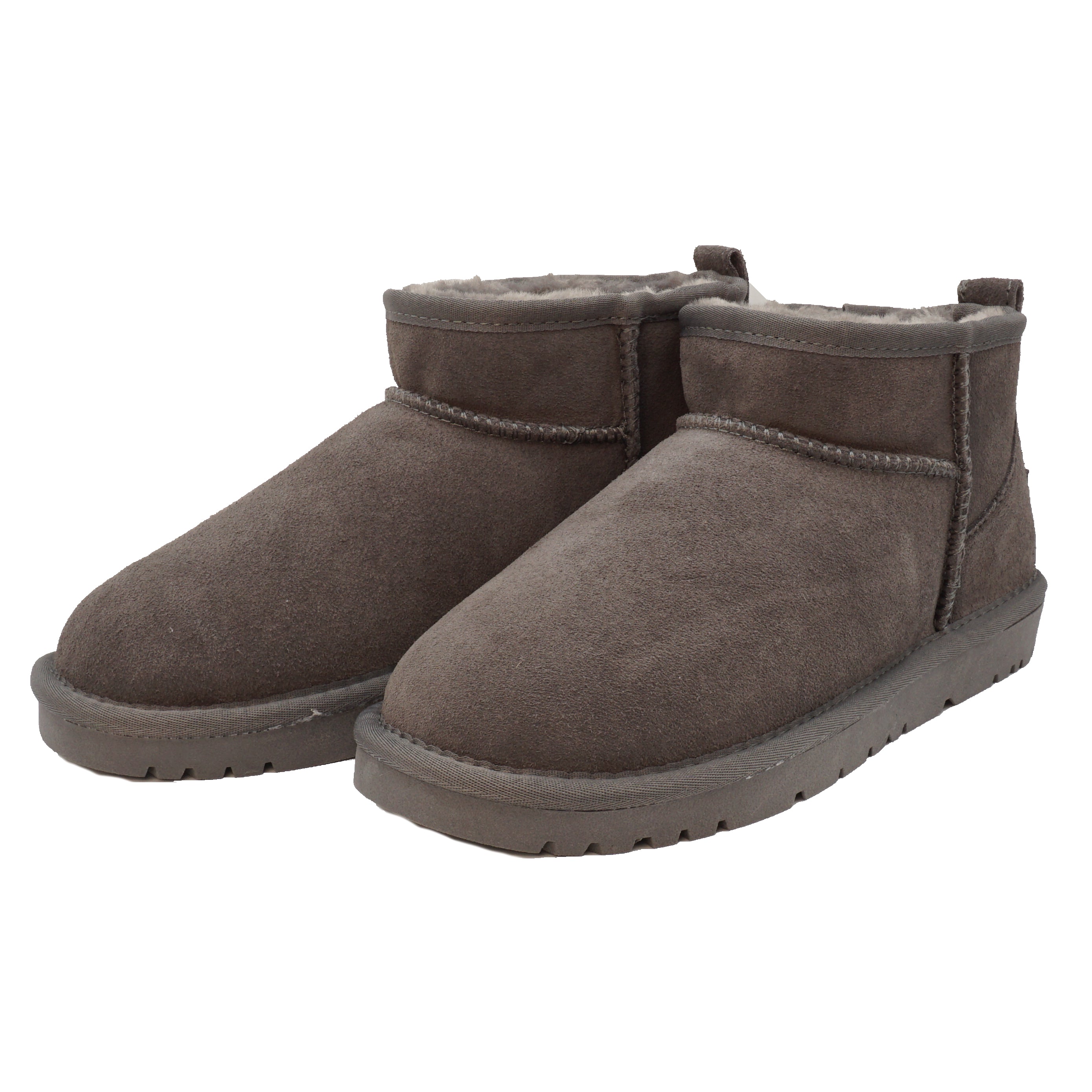 Stivaletto donna Zaira low color Grigio in pelle scamosciata