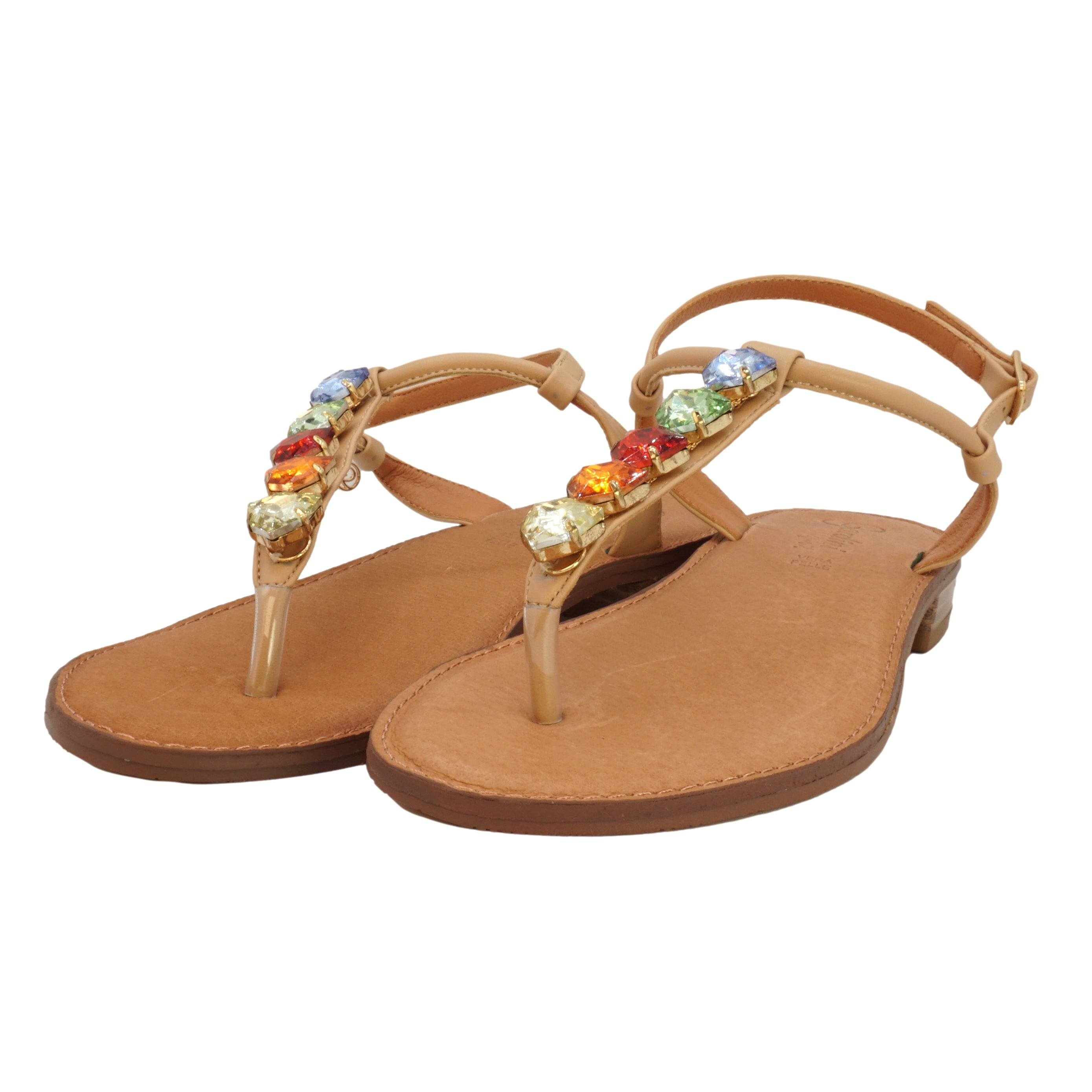 Sandali infradito beige Gwyneth