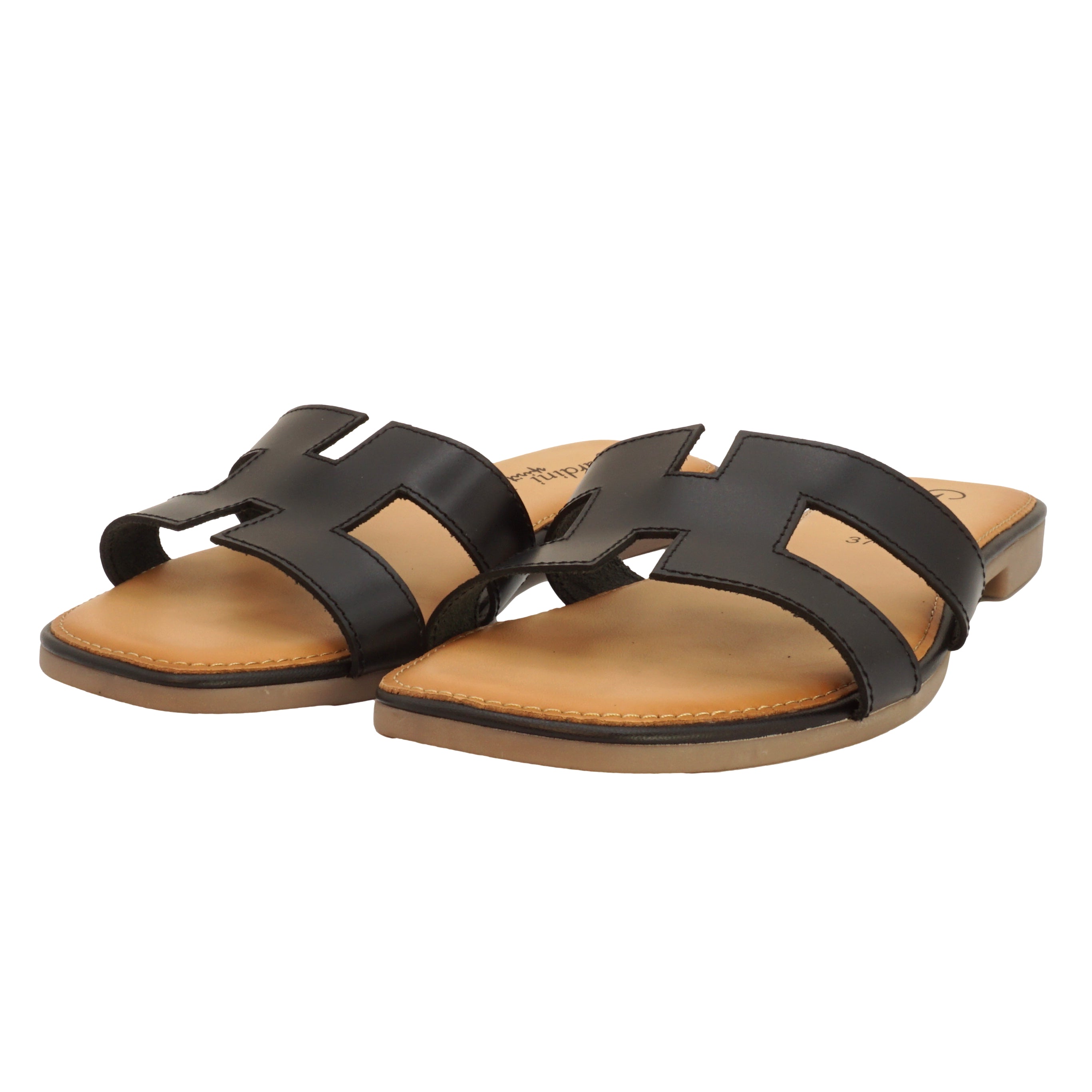 Sandali slipper nero Chiara