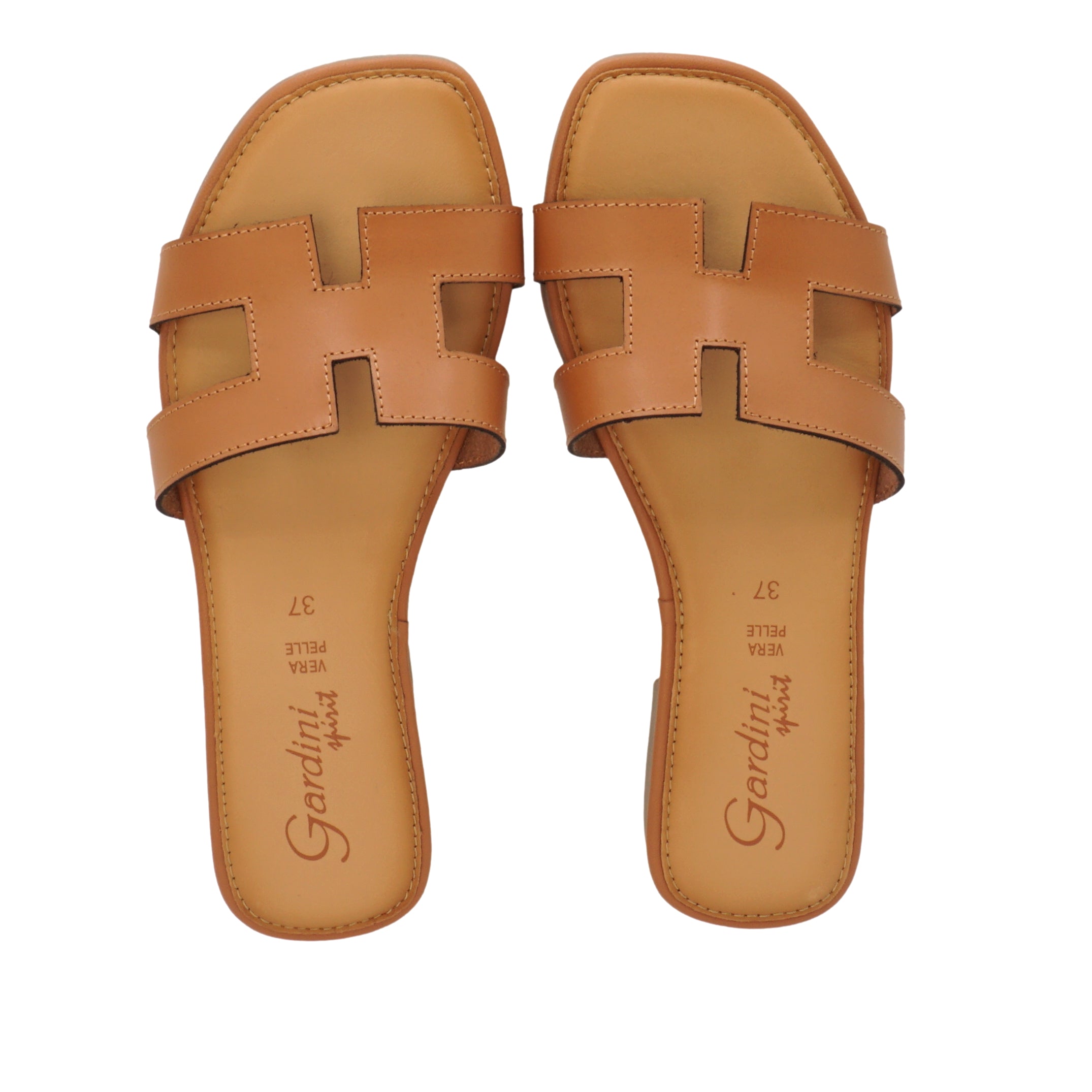 Sandali slipper cuoio Chiara