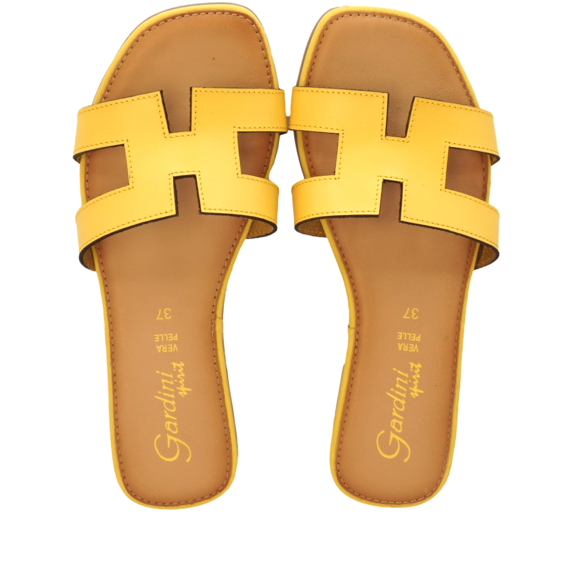 Sandali slipper giallo Chiara