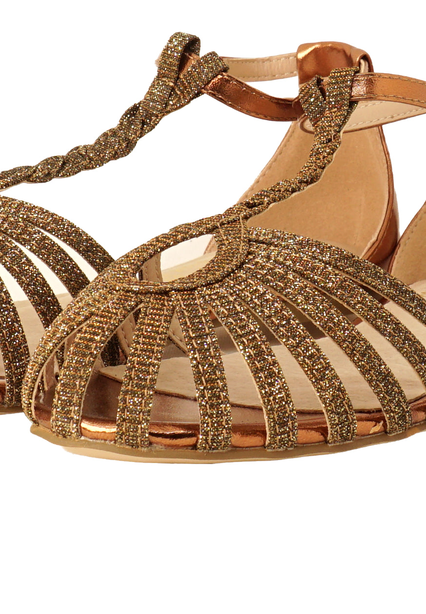 Ballerine da donna color bronzo Medea