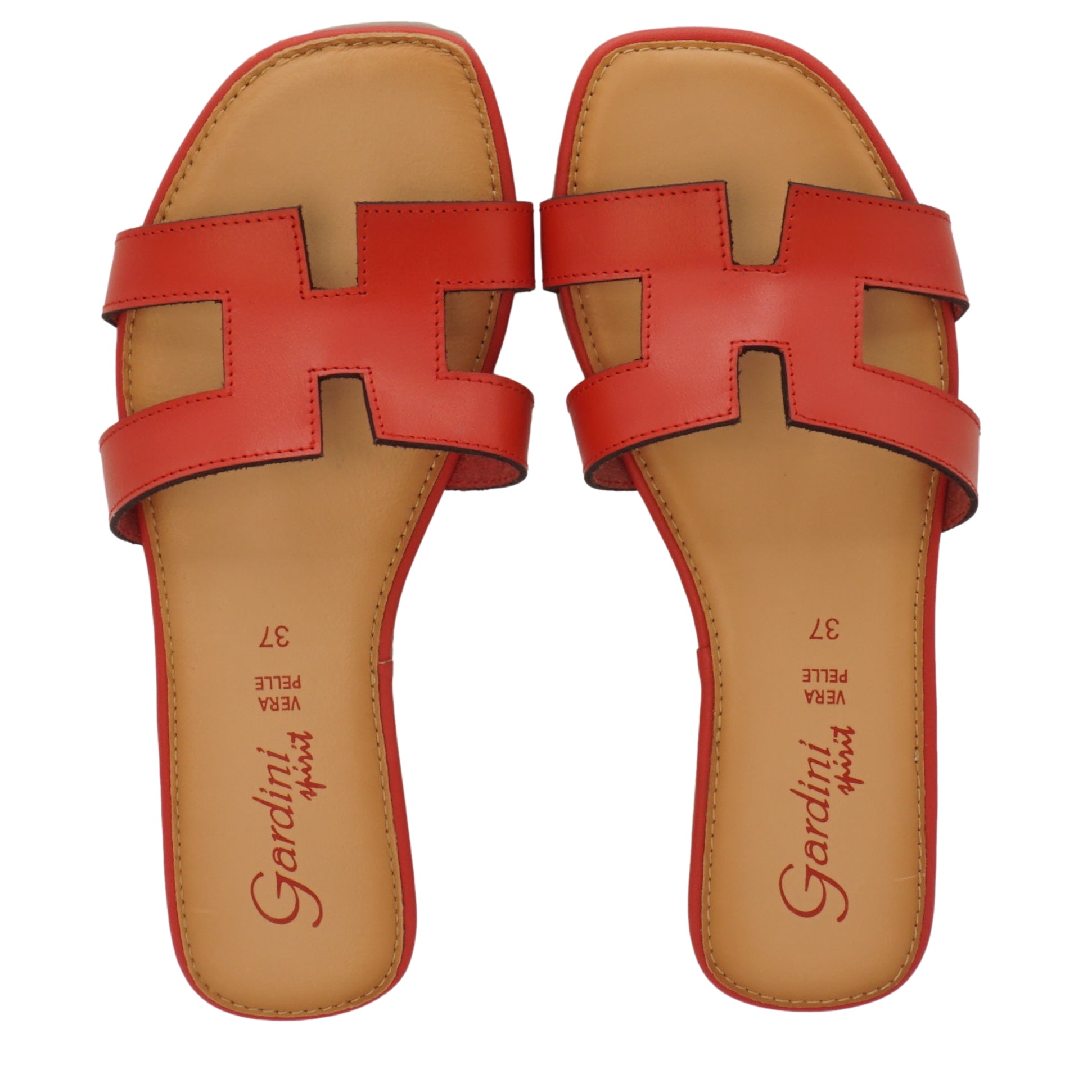 Sandali slipper rosso Chiara