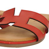 Sandali slipper rosso Chiara