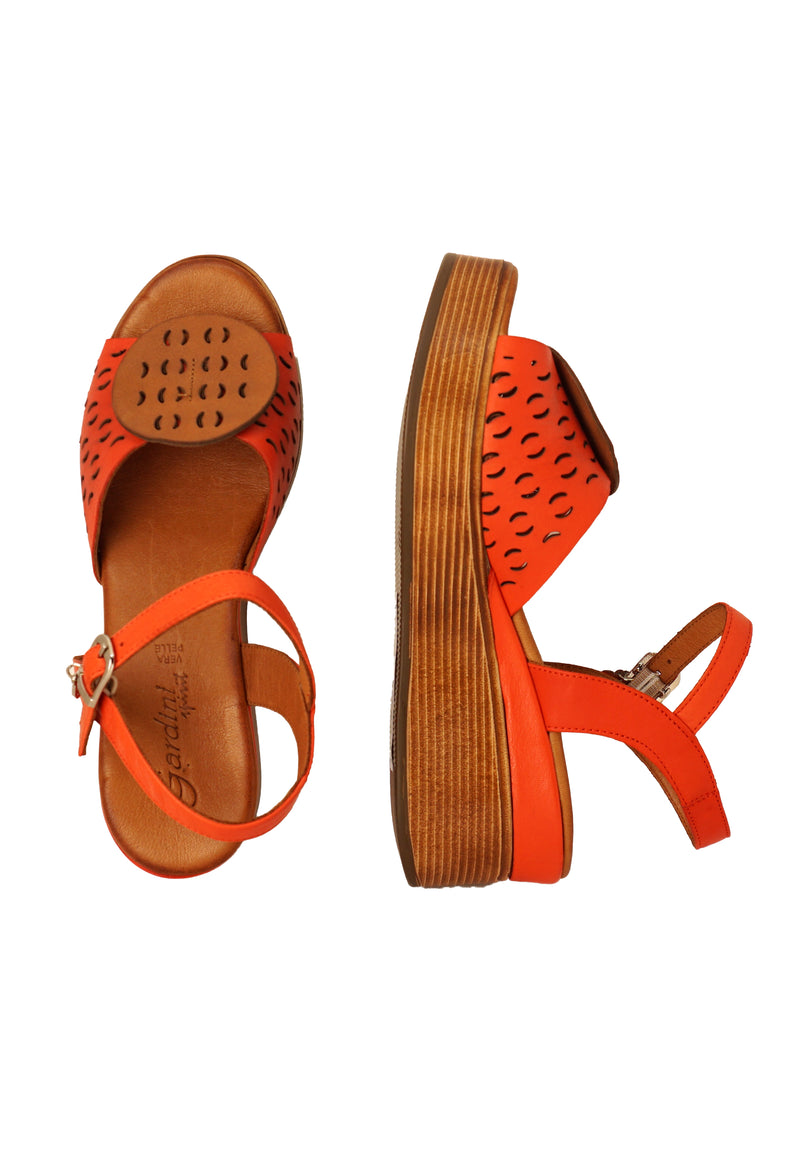 Sandali con zeppa rossi Blanca