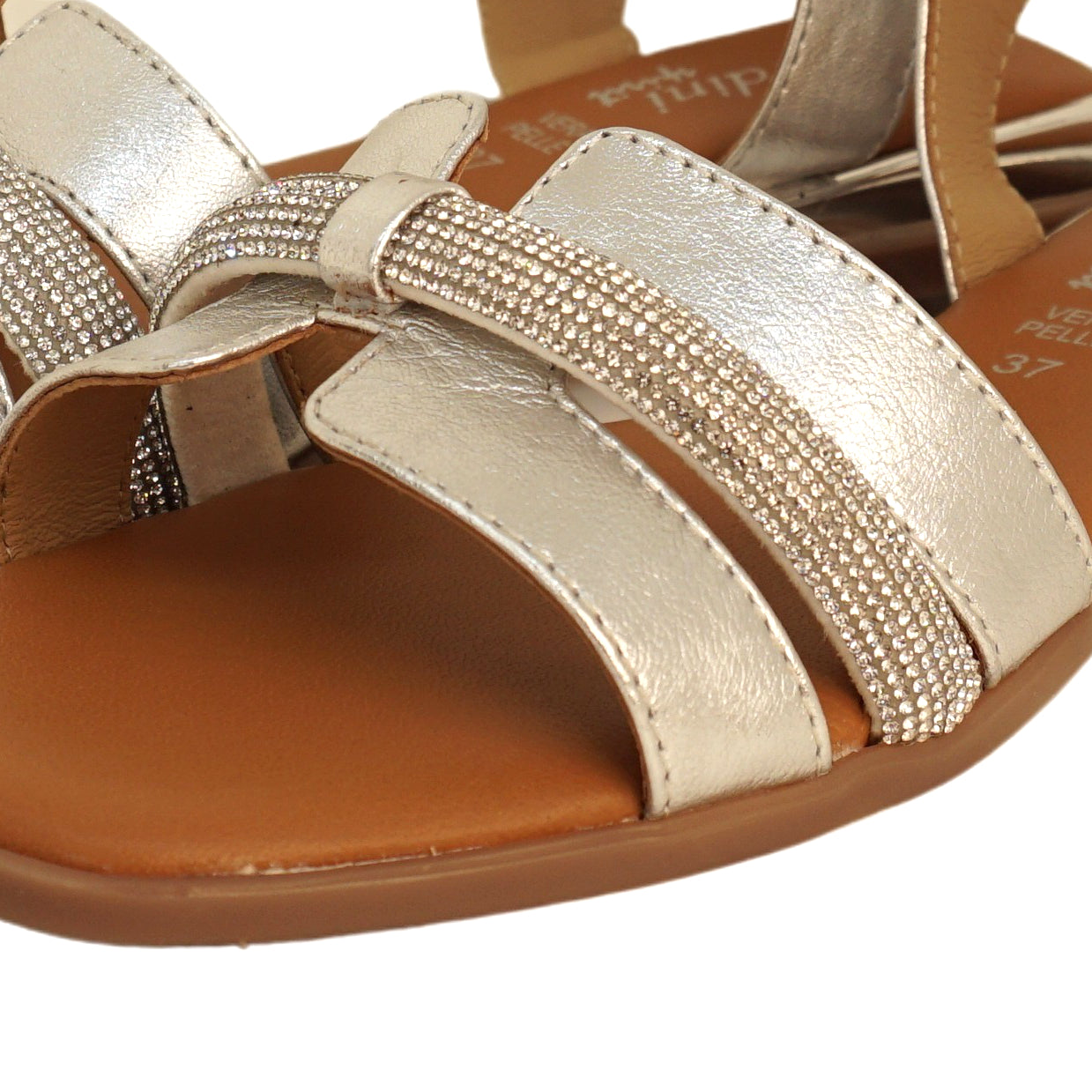 Sandali gioiello argento da donna Malà
