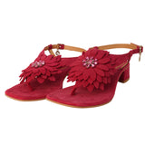 Sandali bassi fucsia da donna Wendy